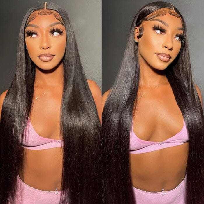 13x4 HD Lace Frontal Wigs Pre Plucked Silky Bone Straight QT Virgin Human Hair ｜QT Hair