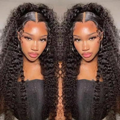 QT Deep Wave HD Lace Closure Wigs Pre Plucked Virgin Human Hair For Women ｜QT Hair