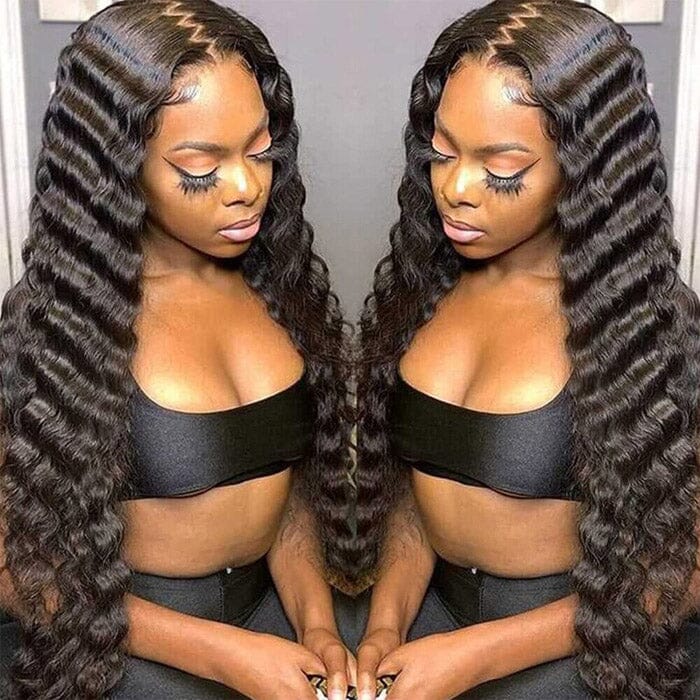 5x5 Lace Closure Pre Plucked Wig Loose Deep Wave Virgin Human Hair ｜QT Hair