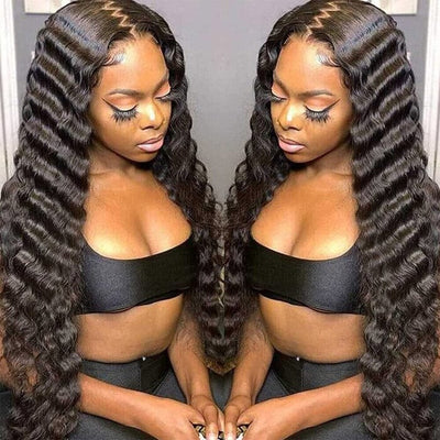 5x5 Lace Closure Pre Plucked Wig Loose Deep Wave Virgin Human Hair ｜QT Hair