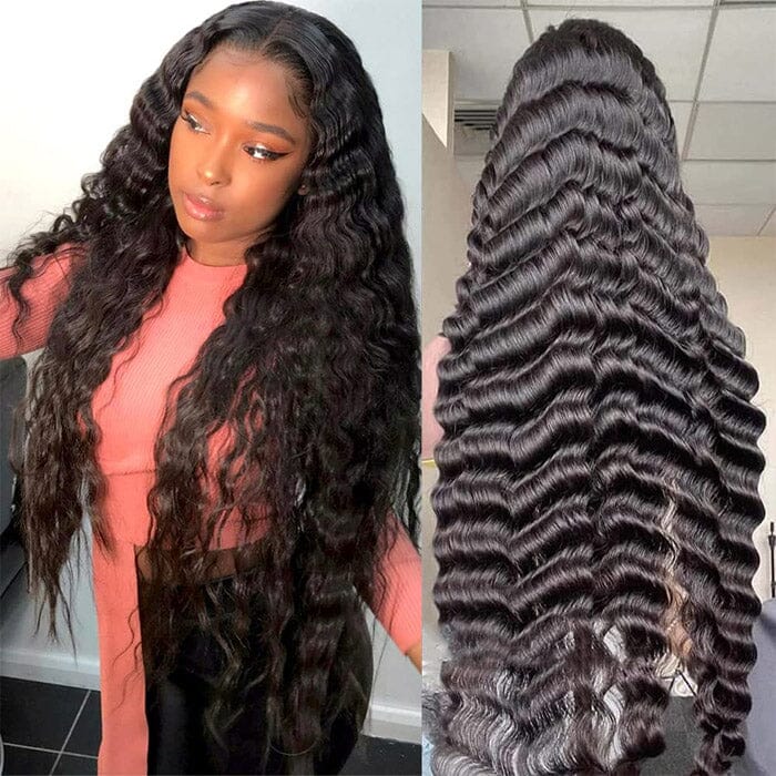 5x5 Lace Closure Pre Plucked Wig Loose Deep Wave Virgin Human Hair ｜QT Hair