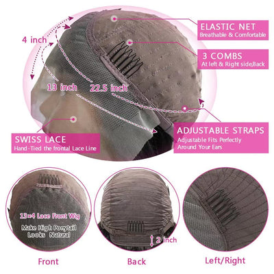New Product Deep Wave Lace Front Wigs For Black Women Lace Closure Glueless Wigs Human Hair Pre Plucked With Baby Hair Deep Curly Lace Wigs 150% Density ｜QT Hair