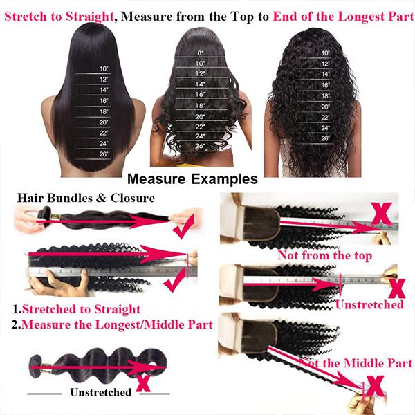 QTHAIR 12A Body Wave Human Hair Lace Closure Swiss Lace Closure Pre Plucked Natural Hairline with Baby Hair - QTHAIR