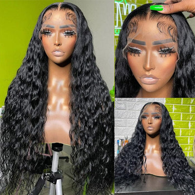 $99 OFF | Code: S99 QT Wet and Wavy 13x4 Lace Frontal Wig Water Wave Human Hair ｜QT Hair