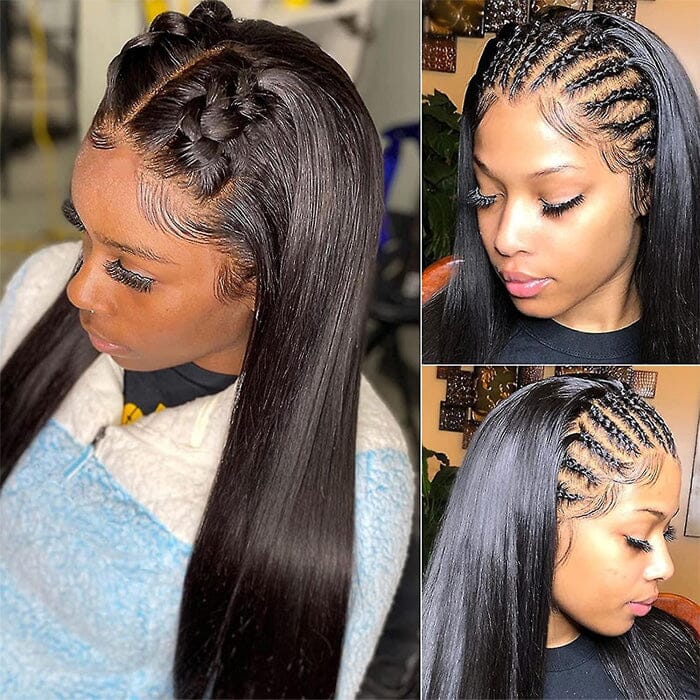 Bone Straight 13x6 HD Lace Frontal Wig Pre Plucked Hairline QT Human Hair ｜QT Hair