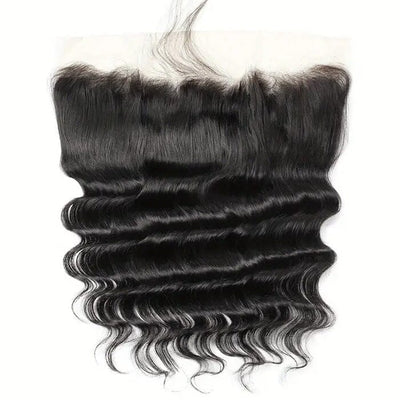 Peruvian Loose Deep Wave 13x4 Lace Frontal Pre Plucked with Baby Hair ｜QT Hair