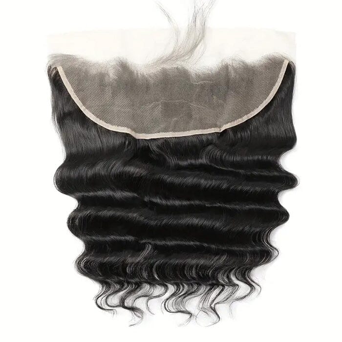 Peruvian Loose Deep Wave 13x4 Lace Frontal Pre Plucked with Baby Hair ｜QT Hair