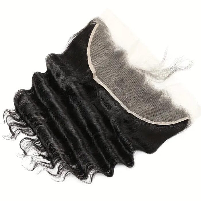 Peruvian Loose Deep Wave 13x4 Lace Frontal Pre Plucked with Baby Hair ｜QT Hair