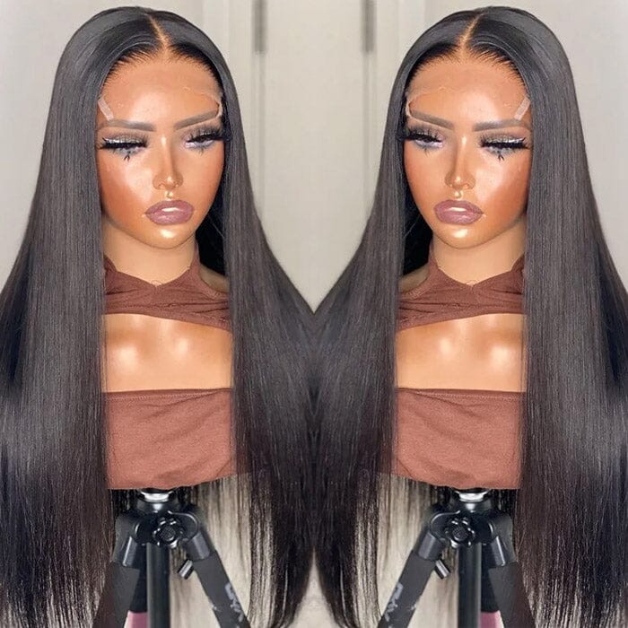 QT Clearance Sale 4x4 Lace Closure Wig Straight Human Hair Not Small Knot ｜QT Hair