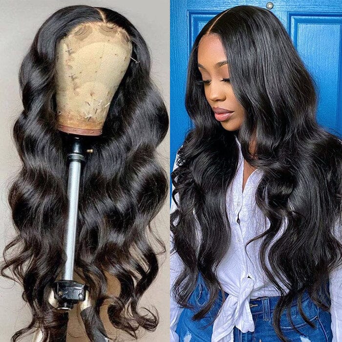 QT Hair 4x4 Lace Closure Wig Pre Plucked Body Wave Virgin Human Hair ｜QT Hair