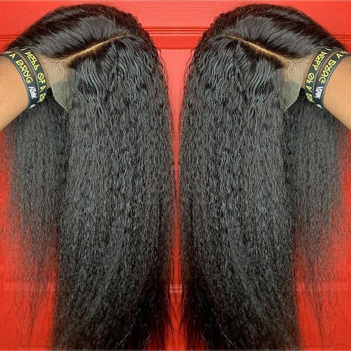 QT Hair 5x5 Lace Closure Wig Pre Plucked Kinky Straight Human Hair ｜QT Hair