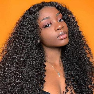 QT Hair 8x5 Lace Wig Glueless Pre Cut Kinky Curly Virgin Human Hair ｜QT Hair