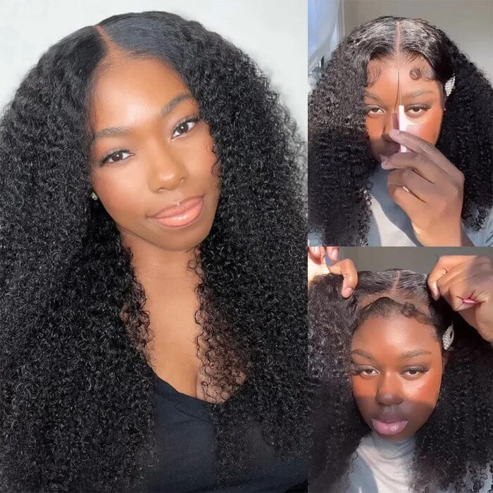 QT Hair 8x5 Lace Wig Glueless Pre Cut Kinky Curly Virgin Human Hair ｜QT Hair