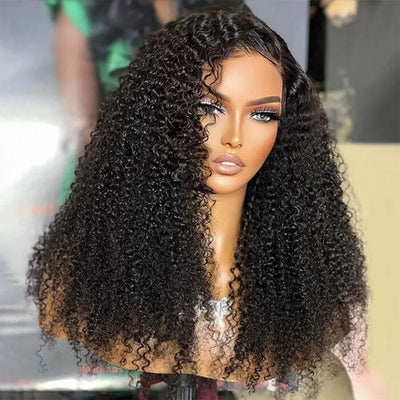 QT Hair 8x5 Lace Wig Glueless Pre Cut Kinky Curly Virgin Human Hair ｜QT Hair