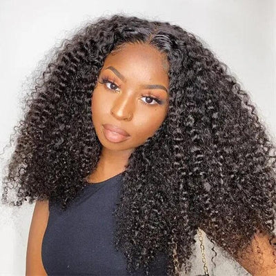 QT Hair 8x5 Lace Wig Glueless Pre Cut Kinky Curly Virgin Human Hair ｜QT Hair