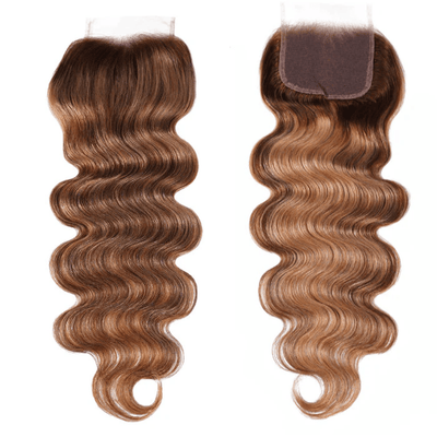 Buy Ombre Highlight Color P4/27 Hair Bundles Weave Get Free 4*4 Lace Closure