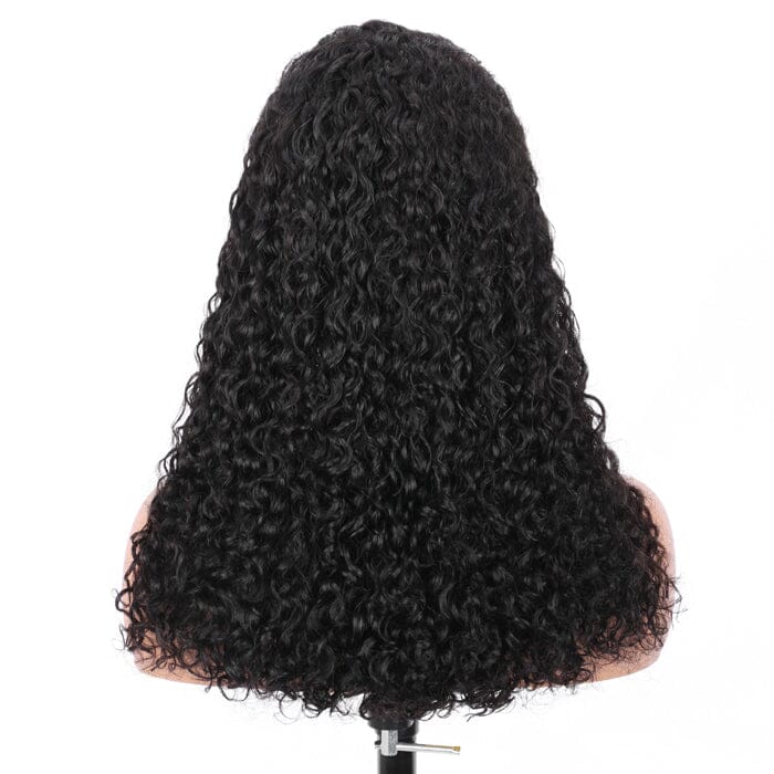 SDD New Pixie Curly Lace Frontal Wig Pre Plucked Super Double Drawn Human Hair