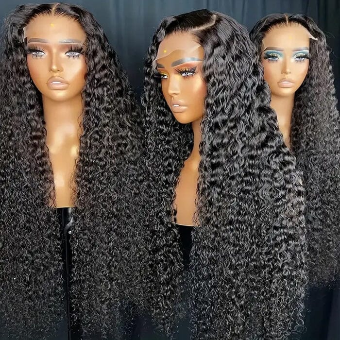 QT Jerry Curl HD Lace Closure Wigs Pre Plucked Curly Virgin Human Hair ｜QT Hair