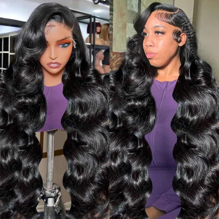 Suntu Hair 13x4 13x6 Lace Frontal Wig Pre Plucked Body Wave Virgin Human Hair