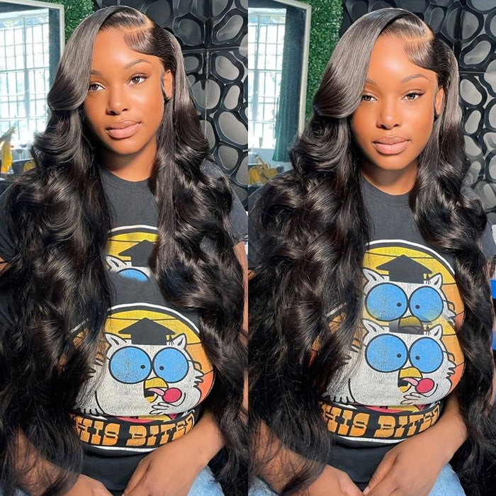 Suntu Hair 13x4 13x6 Lace Frontal Wig Pre Plucked Body Wave Virgin Human Hair
