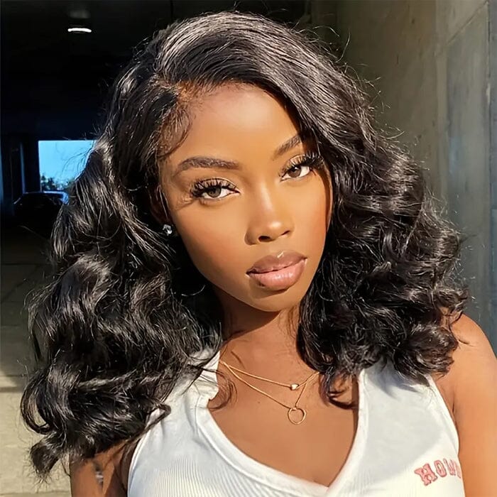 Loose Wave Bob Lace Closure Wig Natural Hairline Virgin Human Hair