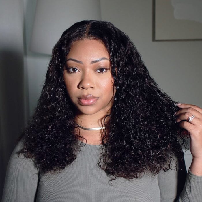 SDD Honey Brown Pixie Curly Lace Frontal Wig Pre Plucked Virgin Raw Human Hair